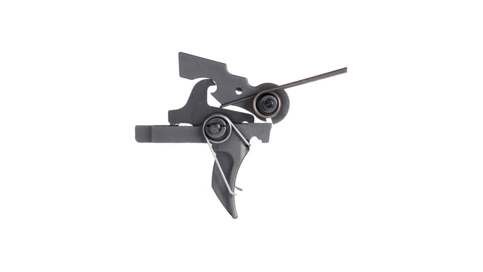 CMC Triggers AR15/AR10 Single Stage Component Trigger-Combat Curved Trigger (CCT), Small Pin, 3.5lb Pull, Black, 3.5lb, 51701