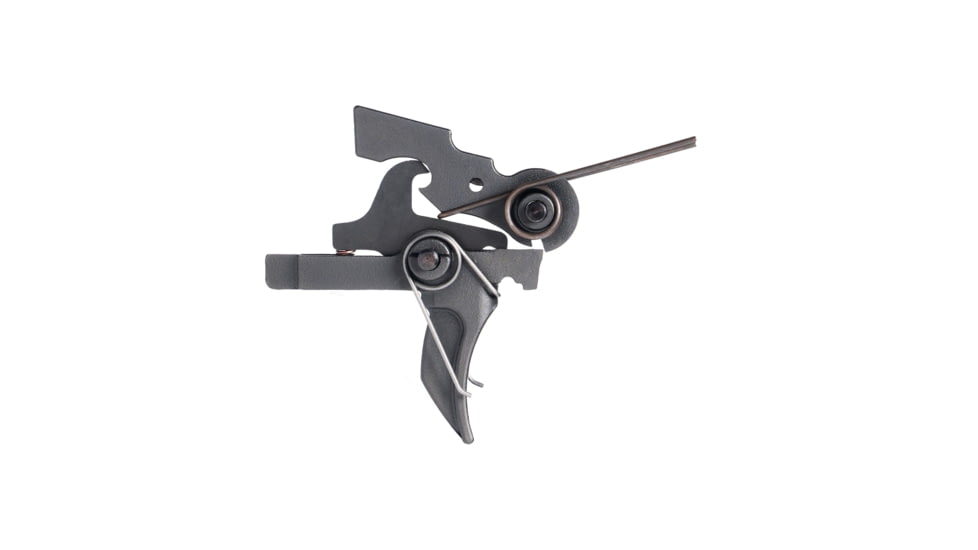CMC Triggers AR15/AR10 Single Stage Component Trigger-Combat Curved Trigger (CCT), Small Pin, 4.5lb Pull, Black, 4.5lb, 52701