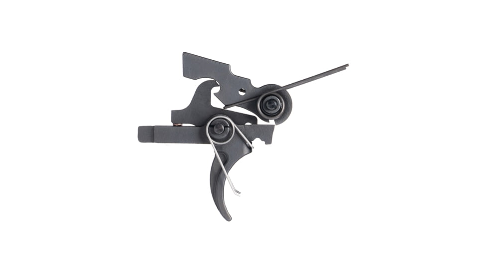 CMC Triggers AR15/AR10 Single Stage Component Trigger-Curved, Small Pin, 4.5lb Pull, Black, 4.5lb, 52501