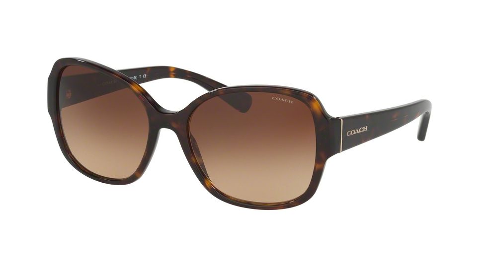 Coach HC8166F Bifocal Prescription Sunglasses HC8166F-512013-58 - Lens Diameter 58 mm, Frame Color Dark Tortoise