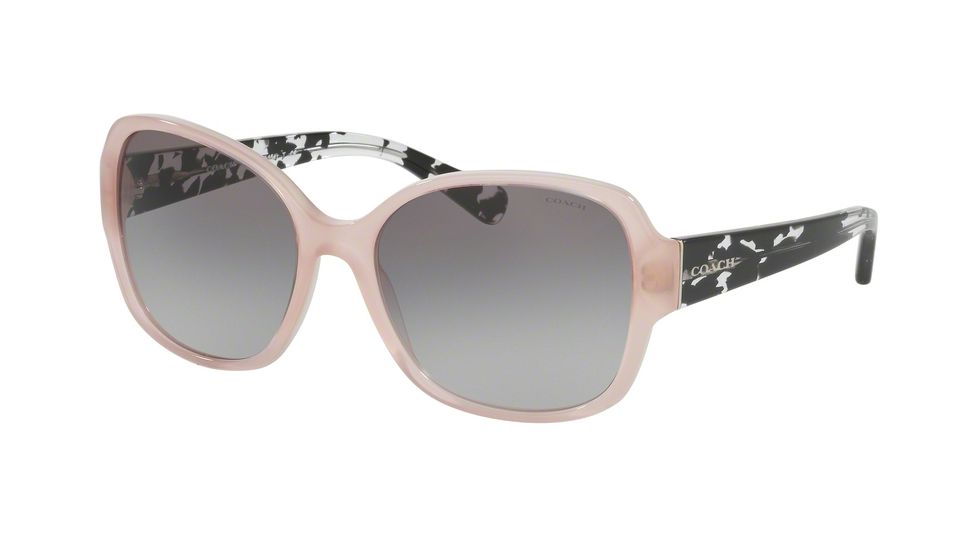 Coach HC8166F Bifocal Prescription Sunglasses HC8166F-535011-58 - Lens Diameter 58 mm, Frame Color Blush/Black Crystal Mosaic