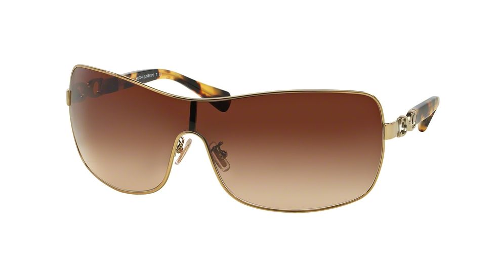 Coach L093 CORT HC7046 Progressive Prescription Sunglasses HC7046-920013-40 - Lens Diameter 140 mm, Lens Diameter 40 mm, Frame Color Gold/Tokyo Tortoise