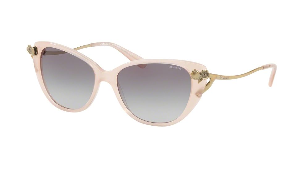 Coach L1022 HC8242BF Bifocal Prescription Sunglasses HC8242BF-511311-56 - Lens Diameter 56 mm, Frame Color Milky Pink Blush