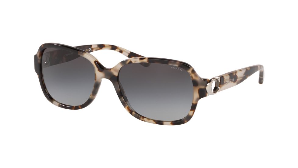 Coach L1031 HC8241 Sunglasses 55788G-57 - , Grey Gradient Lenses
