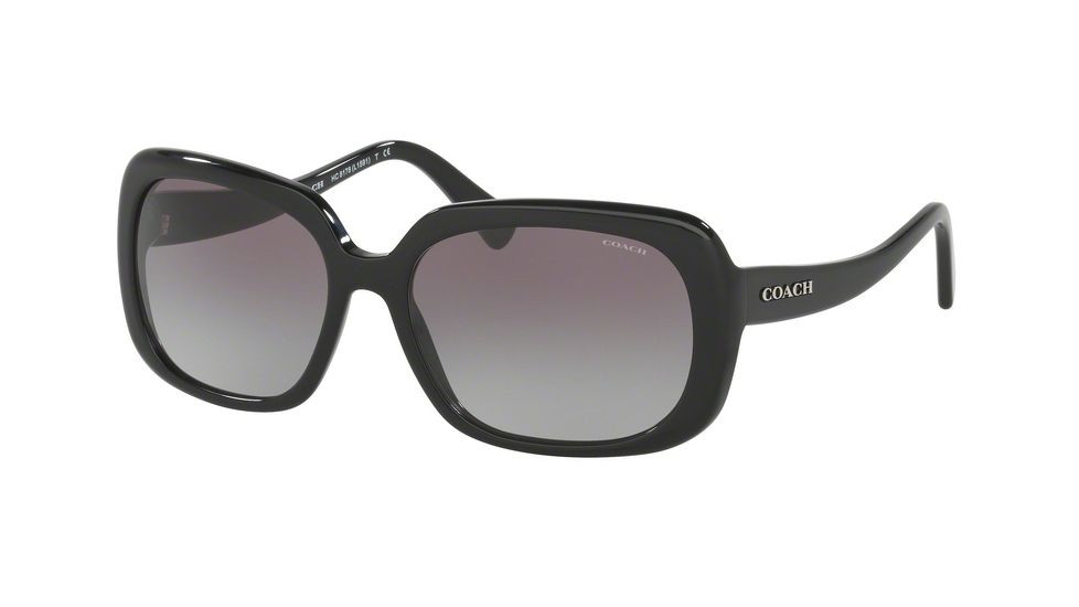 Coach L1592 HC8178F Bifocal Prescription Sunglasses HC8178F-500211-57 - Lens Diameter 57 mm, Frame Color Black