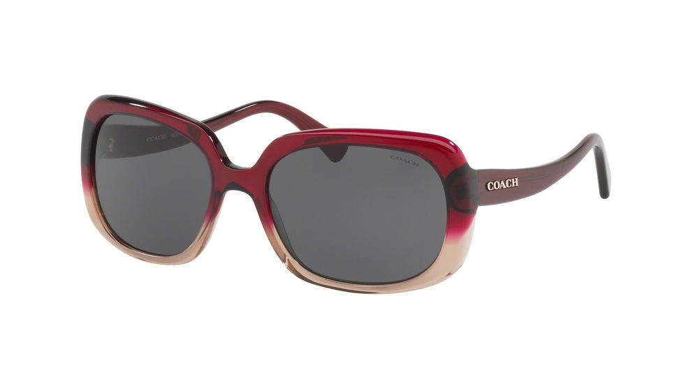 Coach L1592 HC8178F Bifocal Prescription Sunglasses HC8178F-548487-57 - Lens Diameter 57 mm, Frame Color Red Sand Gradient