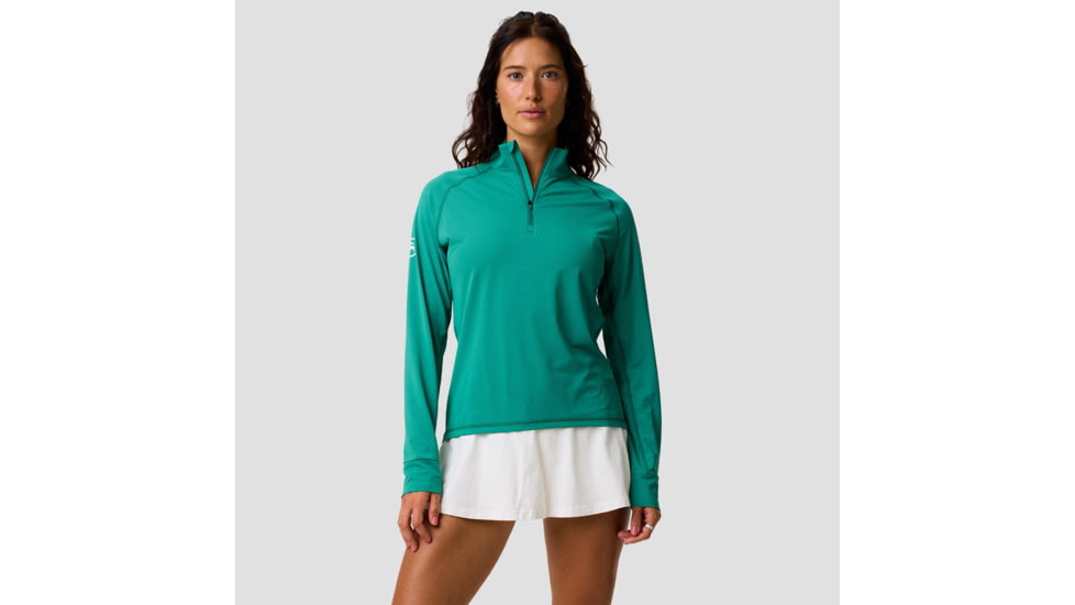 Coalatree Tahoe Sun 1/4 Zip - Womens, BCCZ37V-BLA-S