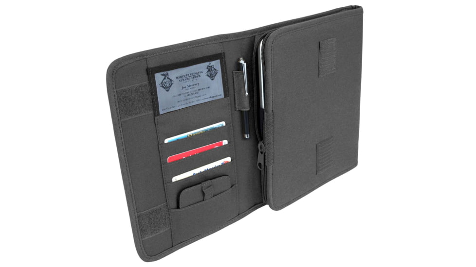 Mercury Tactical Ipadfolio, Black, 10 1/2in.x8 3/4in.x1 1/2in. 9926-BK