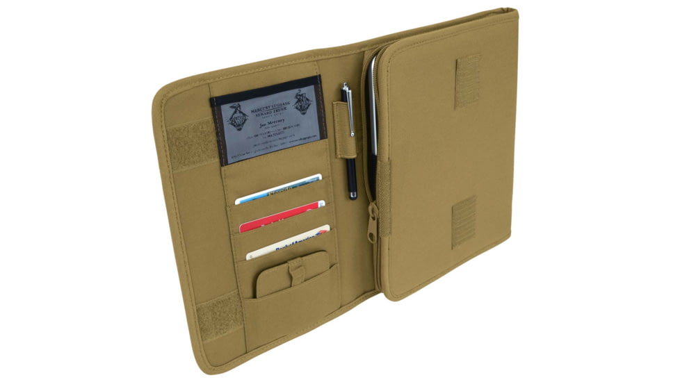 Mercury Tactical Ipadfolio, Coyote, 10 1/2in.x8 3/4in.x1 1/2in. 9926-CY