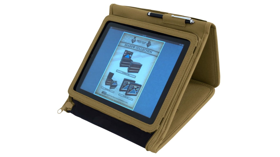 Mercury Tactical Ipadfolio, Coyote, 10 1/2in.x8 3/4in.x1 1/2in. 9926-CY