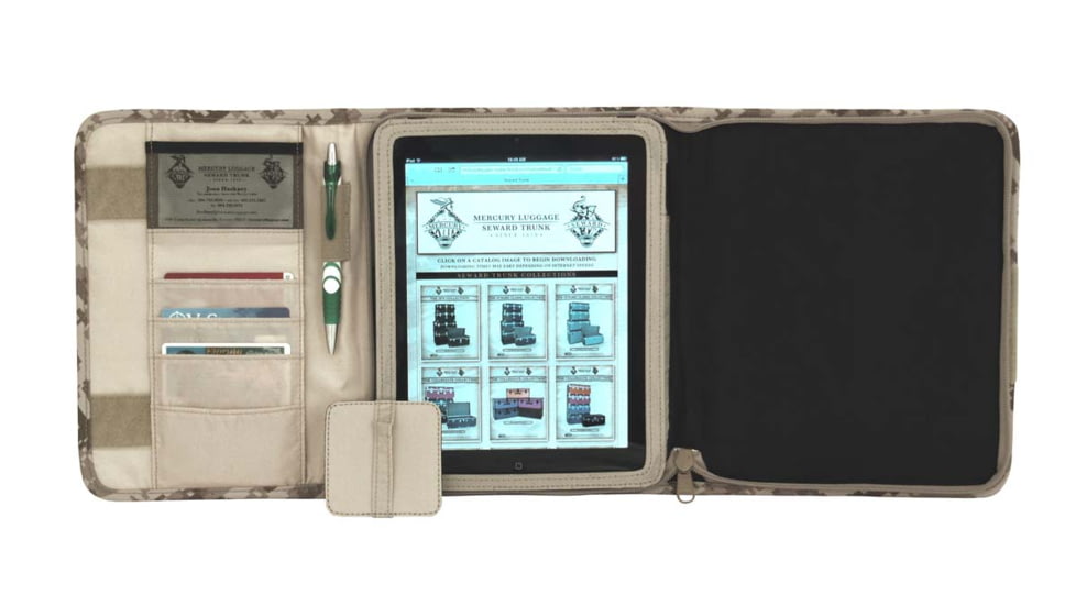 Mercury Tactical Ipadfolio, Marpat Desert Digital Camouflage, 10 1/2in.x8 3/4in.x1 1/2in. 9926-DDGC