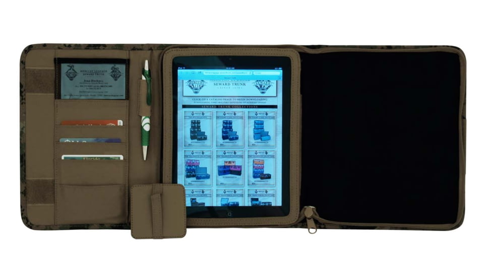 Mercury Tactical Ipadfolio, Marpat Woodland Digital Camouflage, 10 1/2in.x8 3/4in.x1 1/2in. 9926-DGC