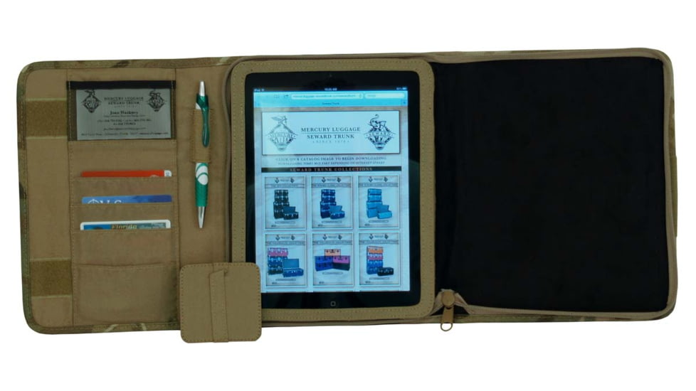 Mercury Tactical Ipadfolio, Multicam, 10 1/2in.x8 3/4in.x1 1/2in. 9926-MUL