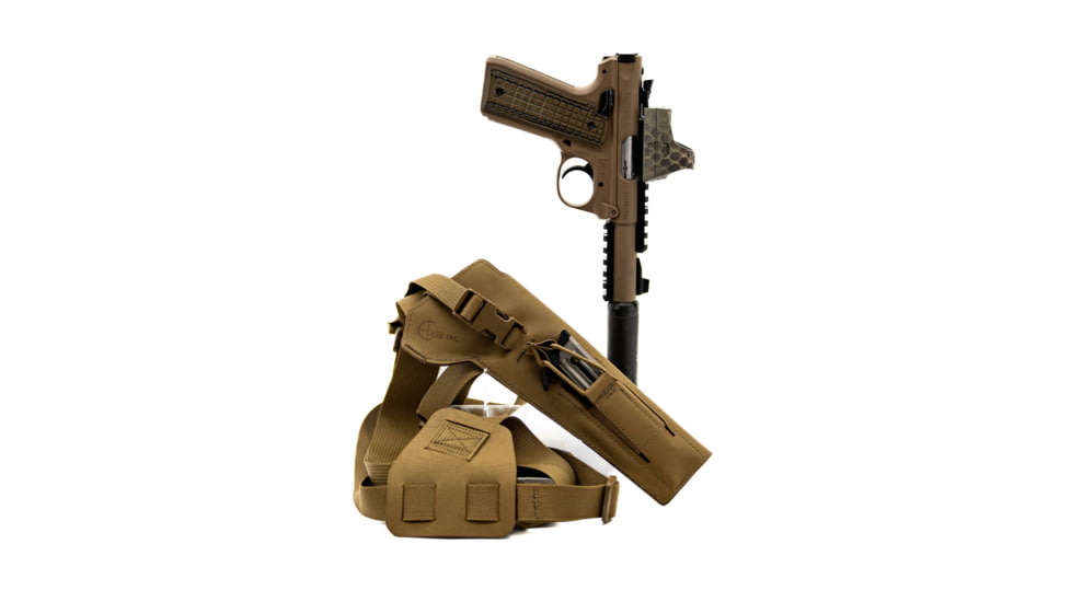Cole-tac Varmint Wrangler Pistol Holder Coyote Brown Right Hand, VW102