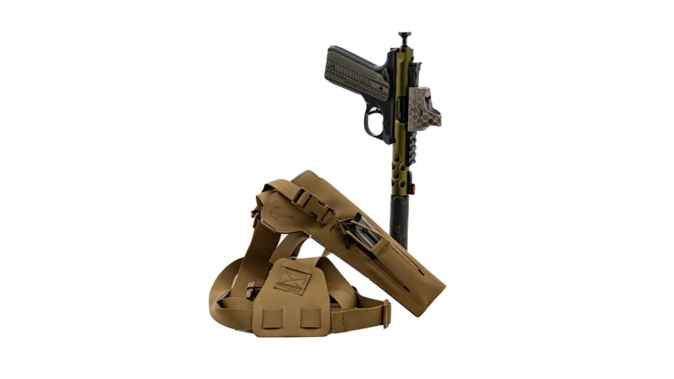 Cole-tac Varmint Wrangler Pistol Holder Coyote Brown Right Hand, VW102