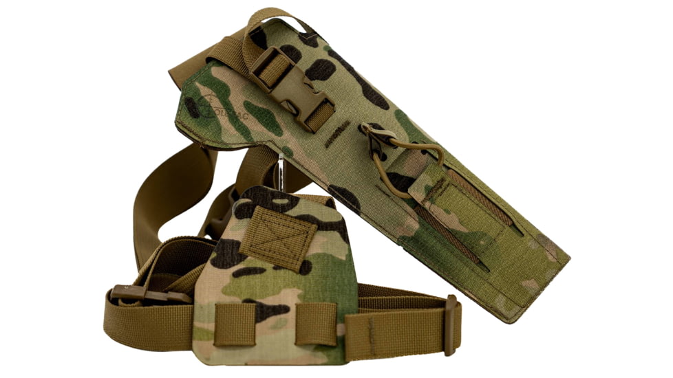 Cole-Tac Varmint Wrangler Chest Holster Right Hand, MultiCam, VW103