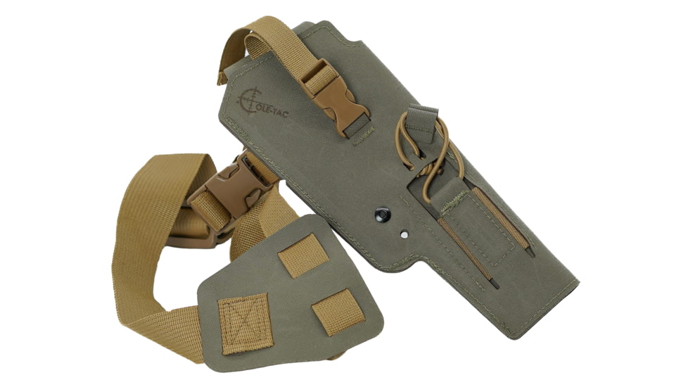 Cole-Tac Varmint Wrangler WML Chest Holster Right Hand, Ranger Green, VW114
