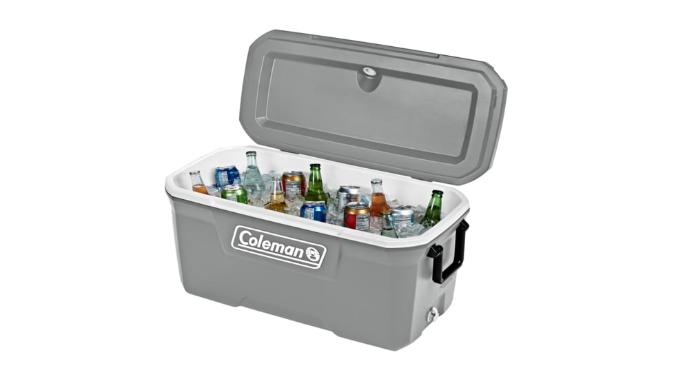 Coleman 316 Series 70-Quart Hard Cooler, Rock Gray/White/Rock Gray, CM1010810001-16