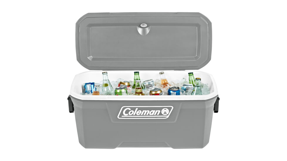 Coleman 316 Series 70-Quart Hard Cooler, Rock Gray/White/Rock Gray, CM1010810001-16
