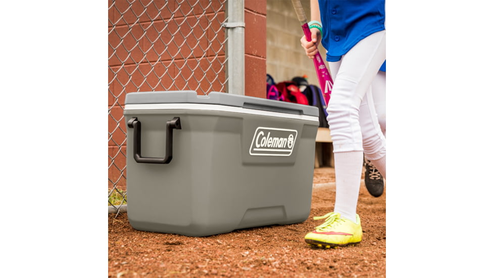 Coleman 316 Series 70-Quart Hard Cooler, Rock Gray/White/Rock Gray, CM1010810001-16