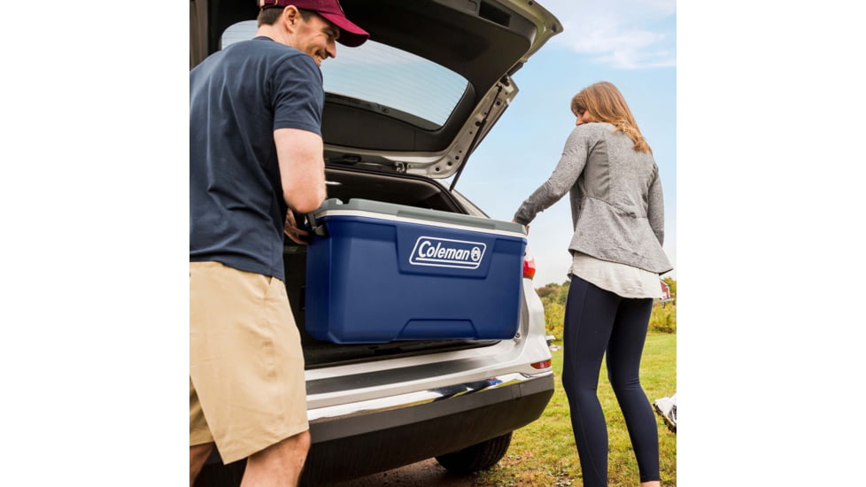 Coleman 316 Series 70-Quart Hard Cooler, Twiling/Red/White, CM1010810001-51
