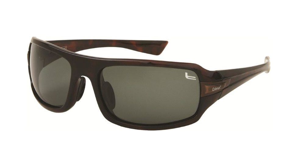 Coleman 6001 Single Vision Prescription Sunglasses - Brown Tortoise Shell Frame CC1 6001-C2RX