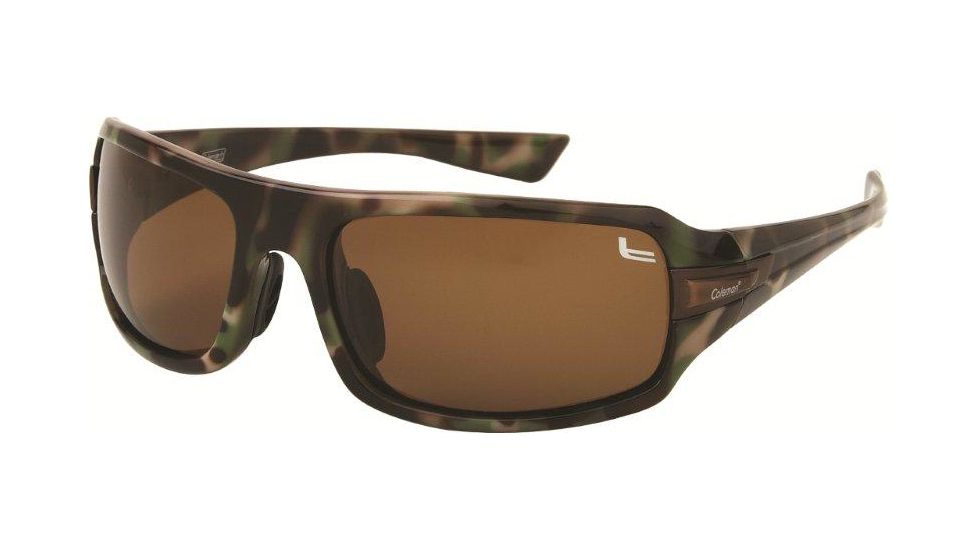 Coleman 6001 Single Vision Prescription Sunglasses - Green Tortoise Shell Frame CC1 6001-C3RX