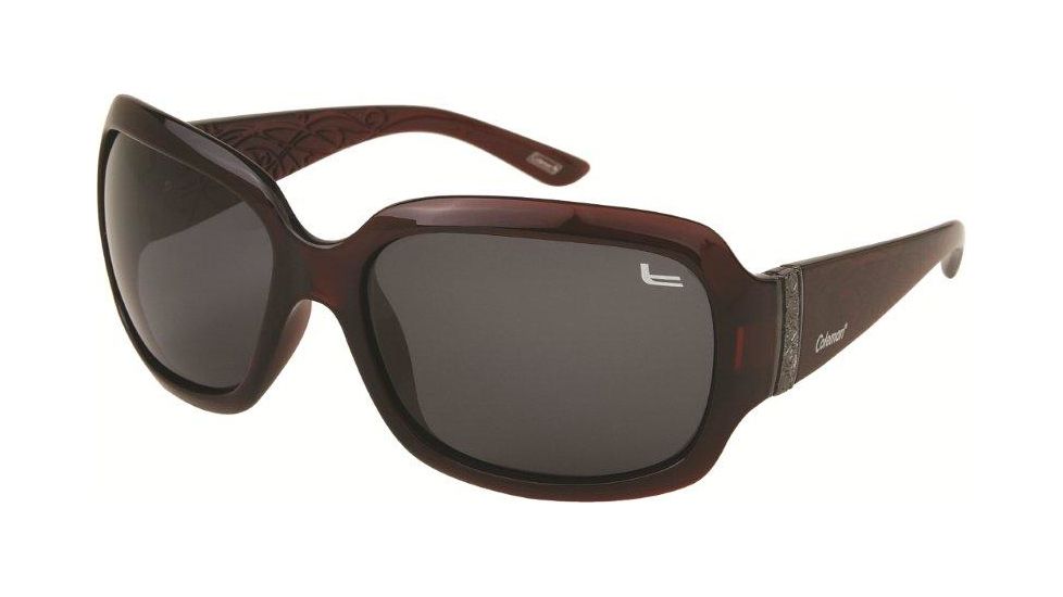 Coleman 6024 Single Vision Prescription Sunglasses - Burgundy  Frame CC1 6024-C3RX