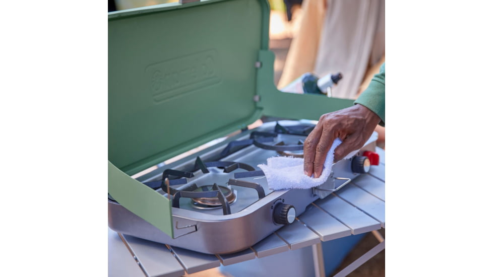 Coleman Cascade 3-in-1 Propane Camping Stove, Moss, CM1011010003-5