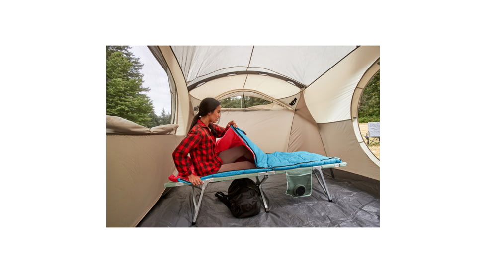Coleman Flatlands Sleeping Bag, 40F, Med Blue, CM1010410016-21