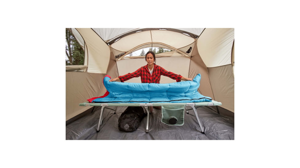 Coleman Flatlands Sleeping Bag, 40F, Med Blue, CM1010410016-21