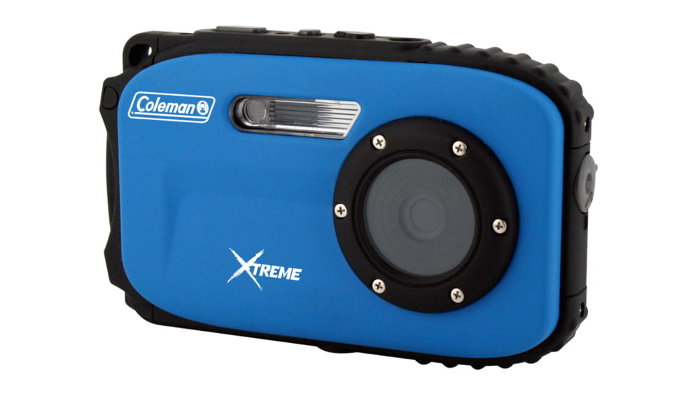 Coleman Xtreme 16.0 MP Underwater Digital &amp; Video Camera, Waterproof to 33 ft, Blue C5WP-BL