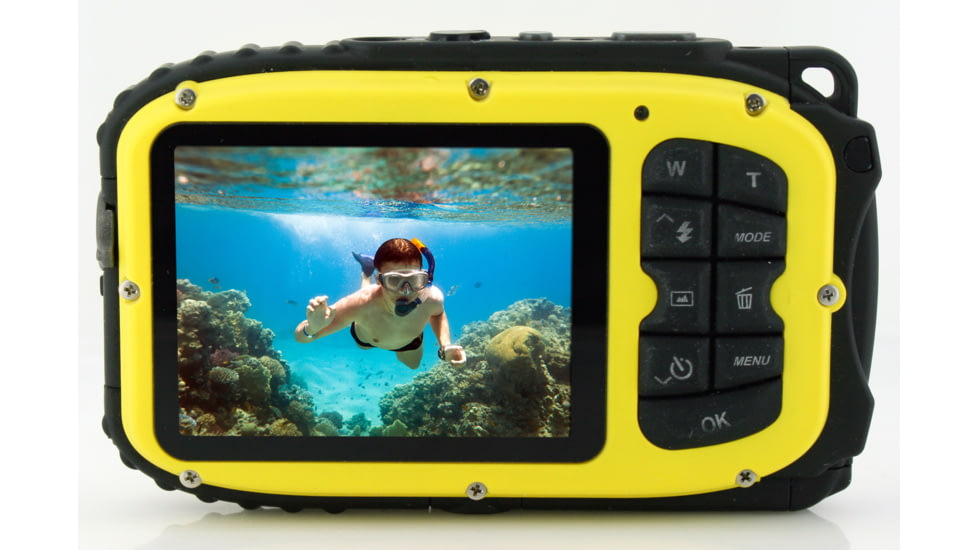 Coleman Xtreme 16.0 MP Underwater Digital &amp; Video Camera, Waterproof to 33 ft, Yellow C5WP-Y