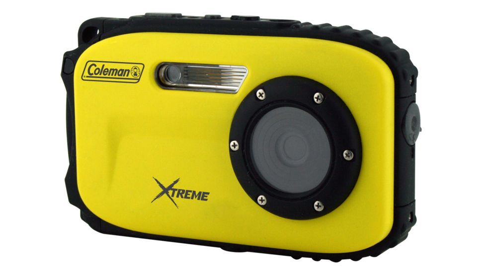 Coleman Xtreme 16.0 MP Underwater Digital &amp; Video Camera, Waterproof to 33 ft, Yellow C5WP-Y