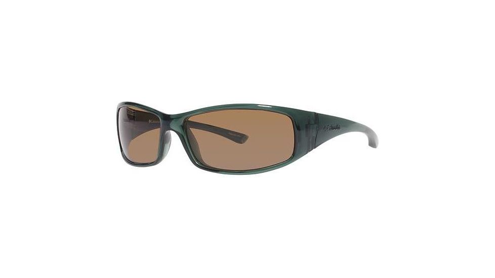 Columbia Auburn Single Vision Prescription Sunglasses CBAUBURNPZ511 - Frame Color Transparent Green