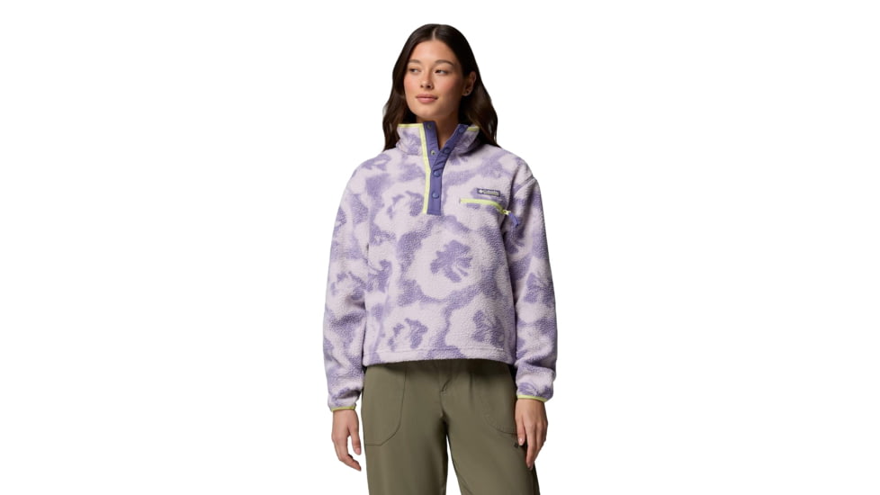 Columbia Helvetia II Printed Cropped Half Snap - Womens