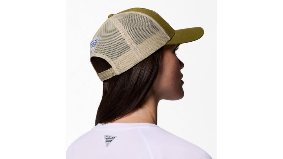 Columbia PFG Fish Flag Mesh Snap Back