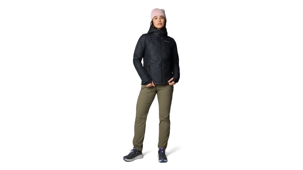Columbia Heavenly Hooded Jacket - Womens, Black, S, 1738151-012-S