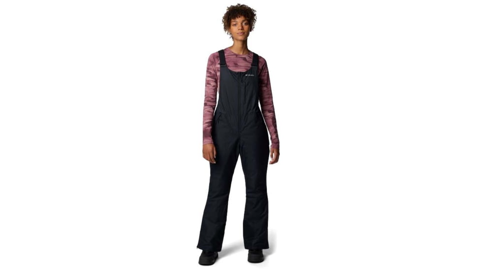 Columbia Iceventure II Bib - Womens, Black Dobby, Large/Short, 2085921-010-L-S