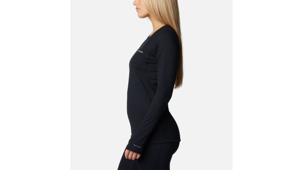 Columbia Omni Heat Helix Baselayer Crew - Womens, Black, Extra Small, 2086551010-XS