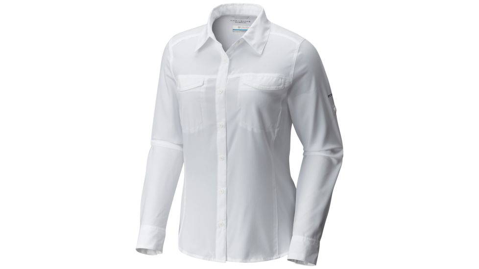 Columbia Silver Ridge Lite Long Sleeve Shirt - Women's-White-X-Large