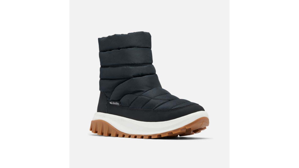 Columbia Snowtrot Mid Boots - Womens, Black/Sea Salt, 7.5 US, 2075111-010-7.5
