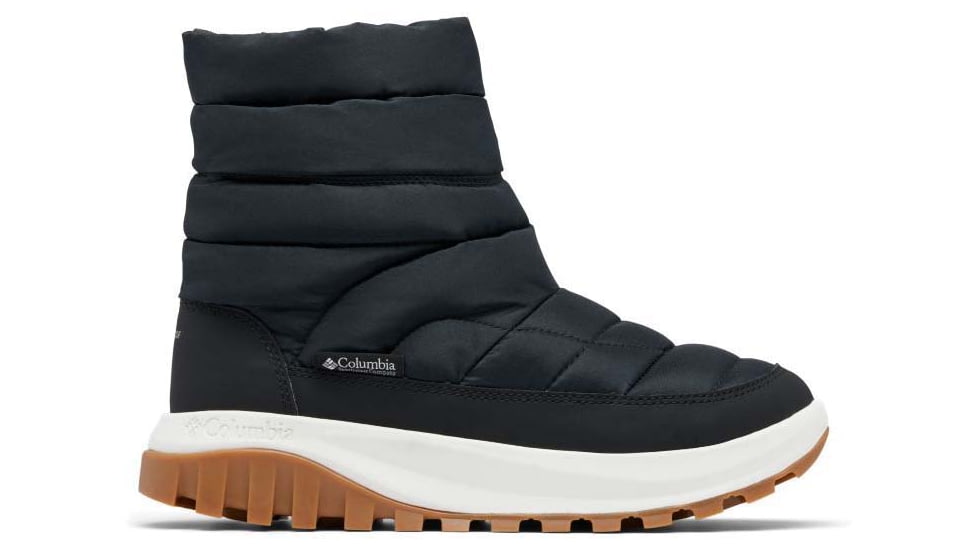 Columbia Snowtrot Mid Boots - Womens, Black/Sea Salt, 7.5 US, 2075111-010-7.5