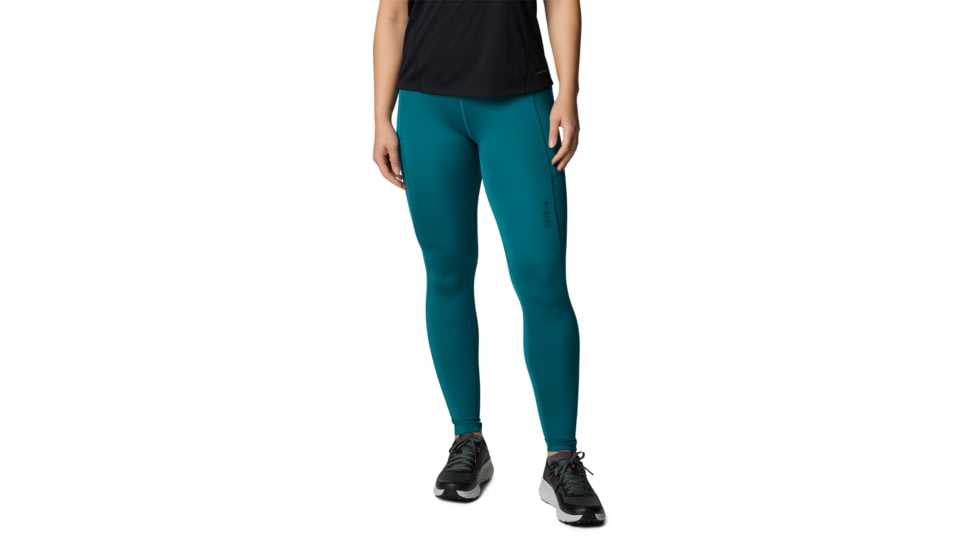 Columbia Summit Valley Legging - Womens, River Blue/Black, L, 2118021-364-L-R