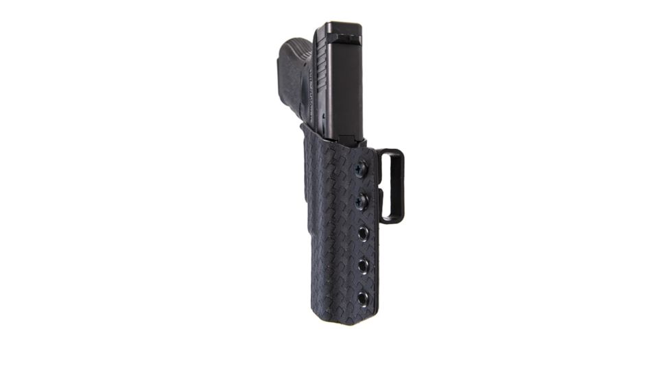 Comp-Tac Basket Weave Warrior OWB Kydex Holster, Glock 19 Gen 5, Right Hand, Black, C847GL052R00N