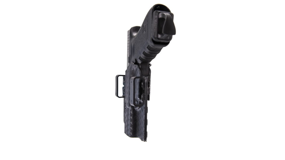 Comp-Tac Basket Weave Warrior OWB Kydex Holster, Glock 19 Gen 5, Right Hand, Black, C847GL052R00N