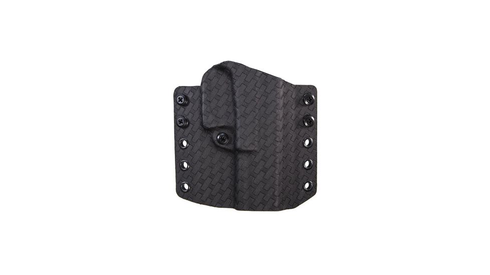 Comp-Tac Basket Weave Warrior OWB Kydex Holster, Glock 19 Gen 5, Right Hand, Black, C847GL052R00N