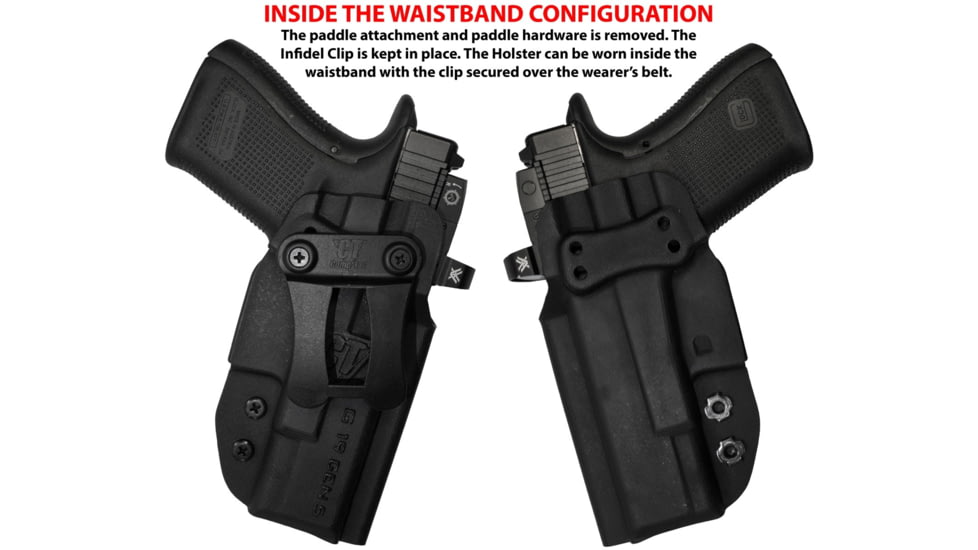 Comp-Tac Dual Concealment IWB/OWB Black Kydex for Sig P365XL, Right Hand, C669SS263RBKN