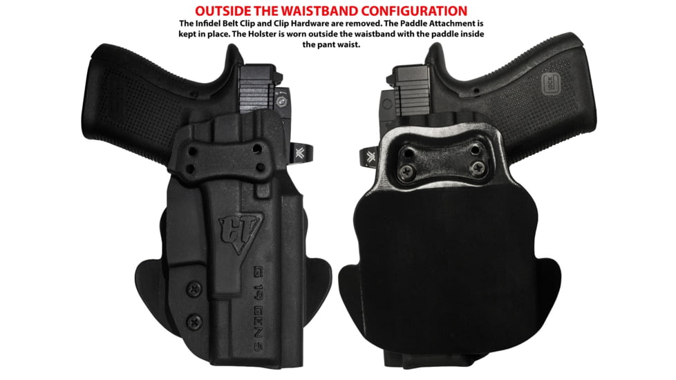 Comp-Tac Dual Concealment IWB/OWB Black Kydex for Sig P365XL, Right Hand, C669SS263RBKN