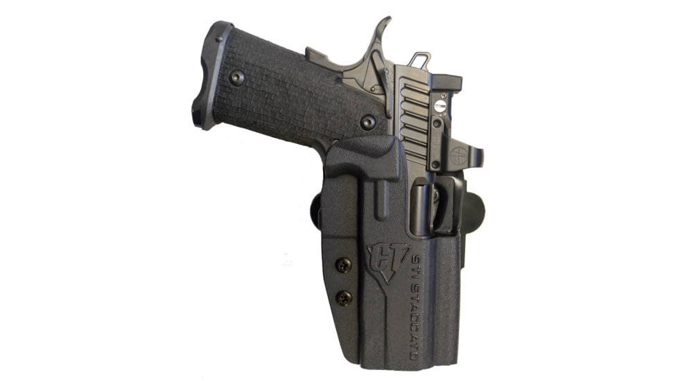 Comp-Tac International Kydex OWB Holster, Springfield XDM-E 4.5in 9mm, Right Hand, Black, C241SF405RBKN
